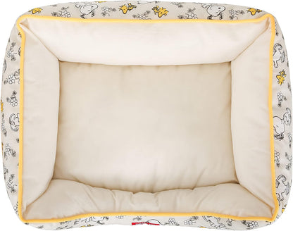 Peanuts Snoopy & Woodstock Cuddler Dog Bed, 24" X 19" X 8"